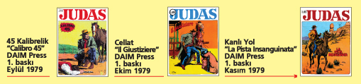 Judas 01, üç tam macera