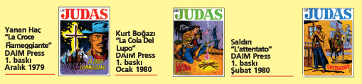 Judas 02, üç tam macera