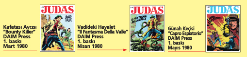 Judas 03, üç tam macera